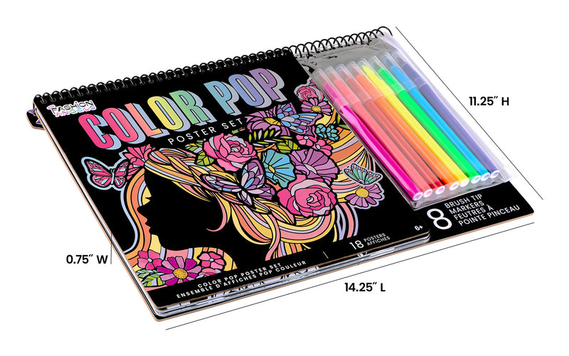 Fashion Angels Color Pop Poster Set (Case of 12)