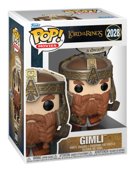 Pop! Vinyl - Lord of the Rings - Gimli collectible from Abgee