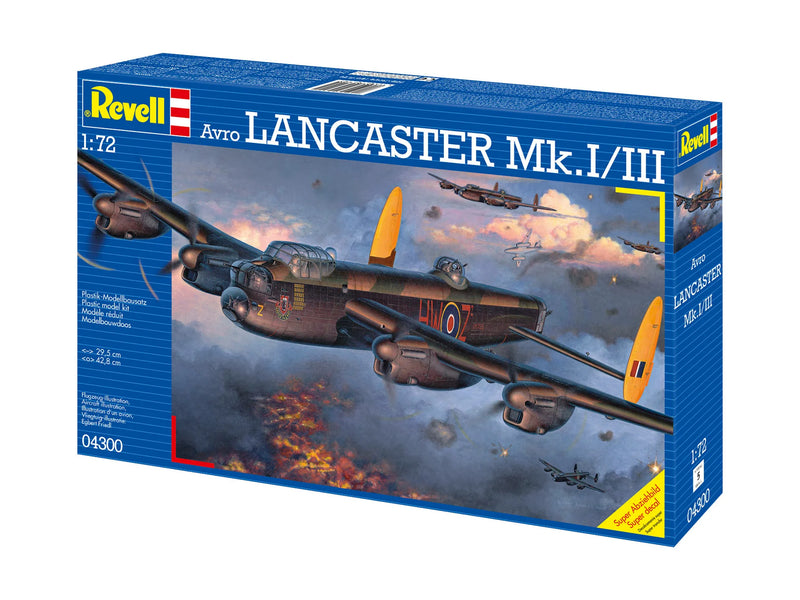 REVELL 04300 Avro Lancaster Mk.I/III 1:72 Scale Model Plane - Image 4