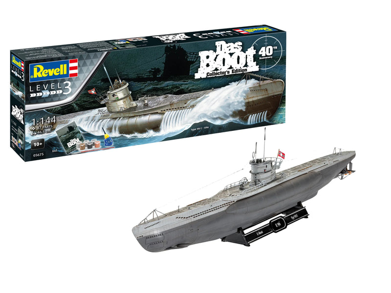 REVELL 05675 Das Boot Movie 40 Years Collector's Ed. 1:144 Scale Model Set