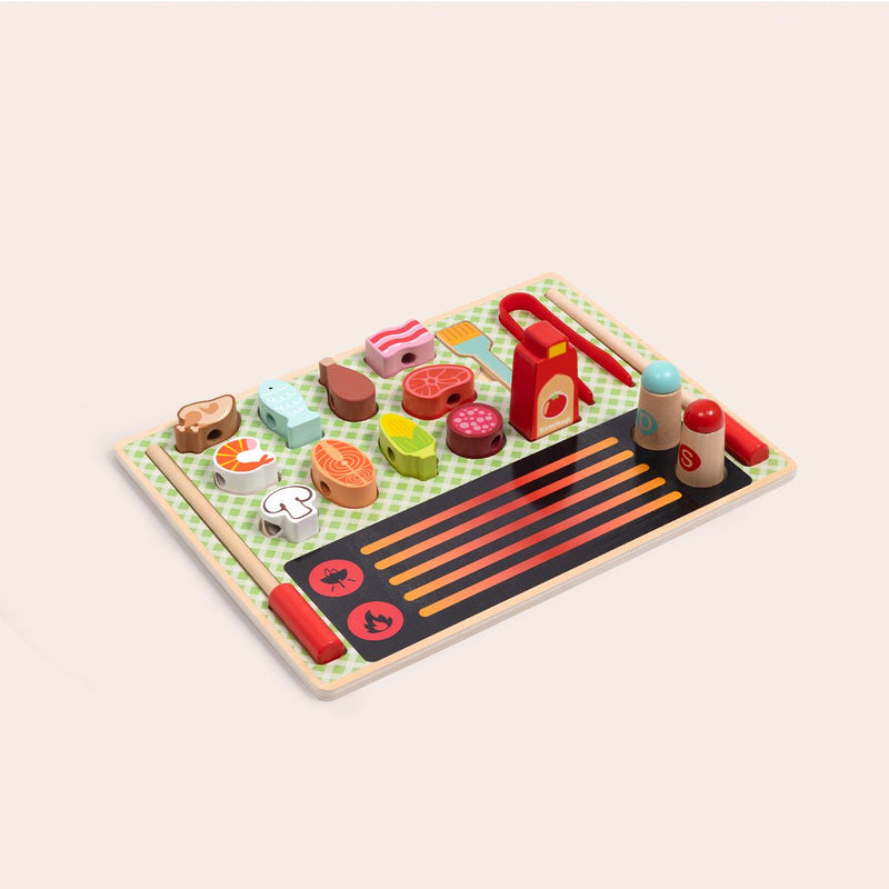 Wooden Grill Play Set