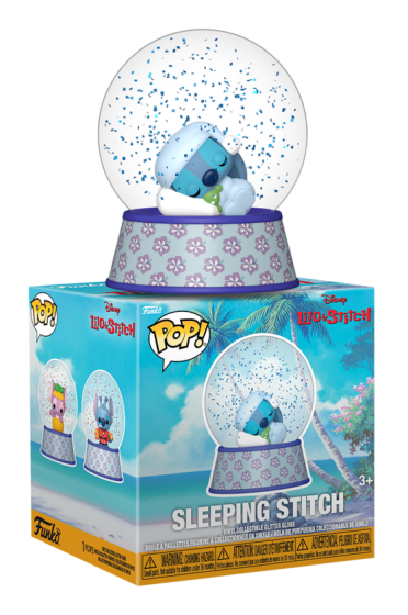 Mini Glitter Globes - Stitch 12 Piece Assortment (Case of 12)