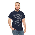 'I'm Not a Hoarder, I'm a Hero' Men's Vinyl T-Shirt, packaging shot