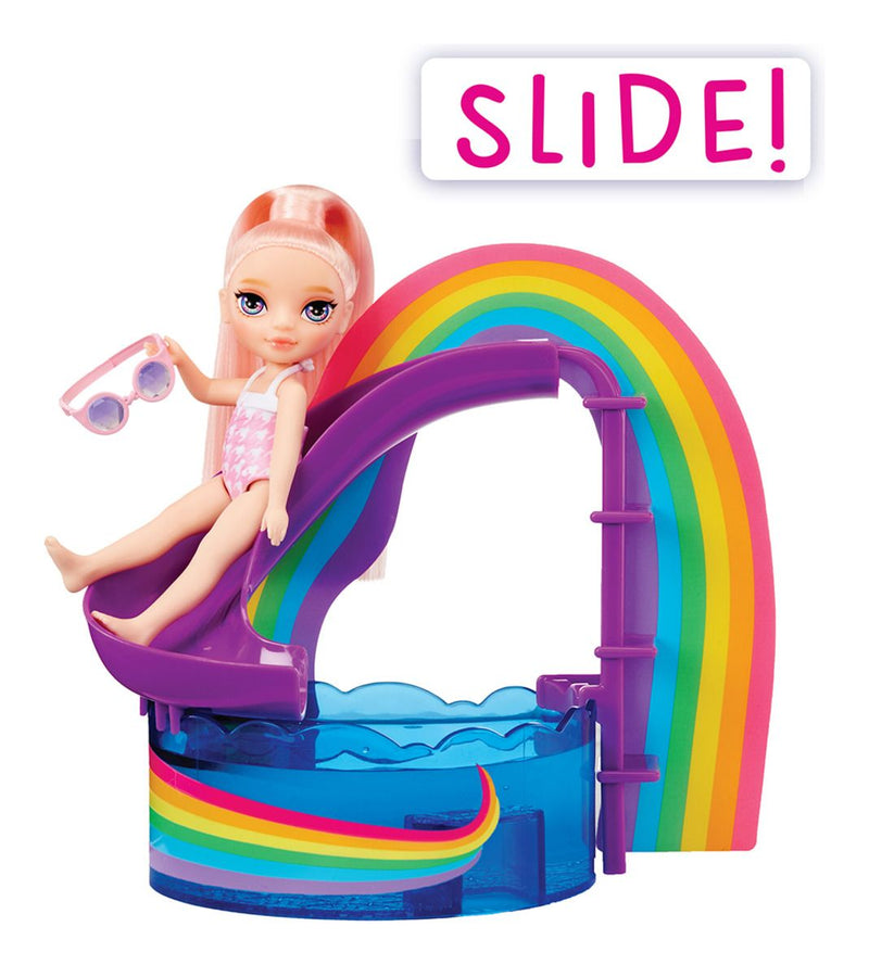 Rainbow High Little Pool Day with Blush Playset - Image
