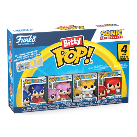 Sonic - Sonic The Hedgehog S2 Funko Bitty Pop! Vinyl Figure, front detail
