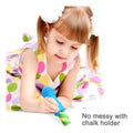 Washable Sidewalk 24 Colours Chalk With 2 Holders - Image