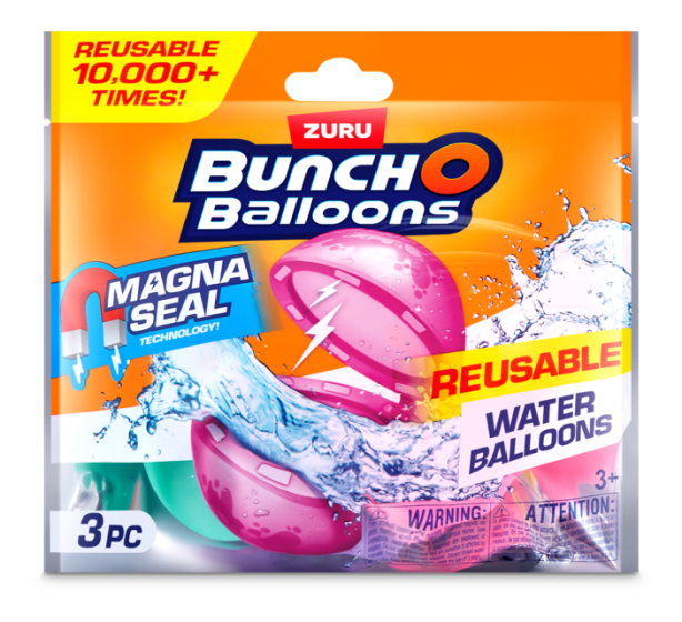 Bunch O Balloons Reusable Water Balloons 3 Pack
