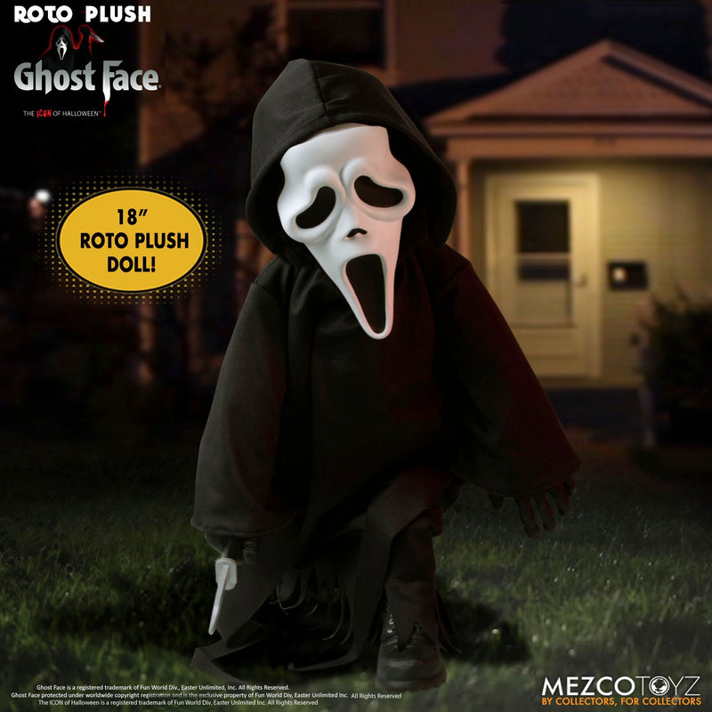 Scream Ghost Face MDS 18" Roto Plush side angle
