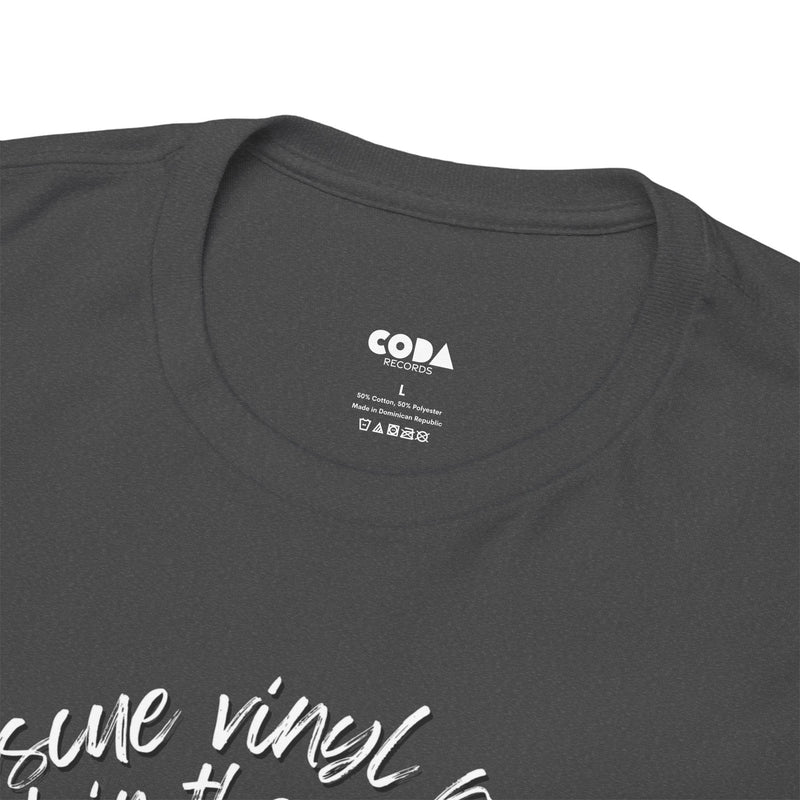 'I'm Not a Hoarder, I'm a Hero' Men's Vinyl T-Shirt, showing reverse