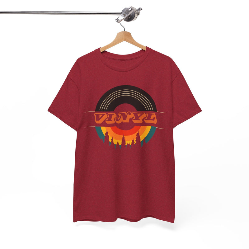 Vinyl Record Logo Men's T-Shirt, side angle