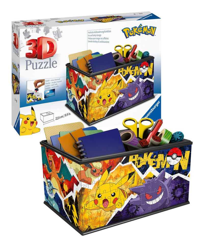 Pokemon Storage Box 216 Piece 3D Puzzle - Image