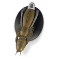 Hirogen Holoship Model Die Cast Ship SSSUK119 (Eaglemoss / Star Trek), in display