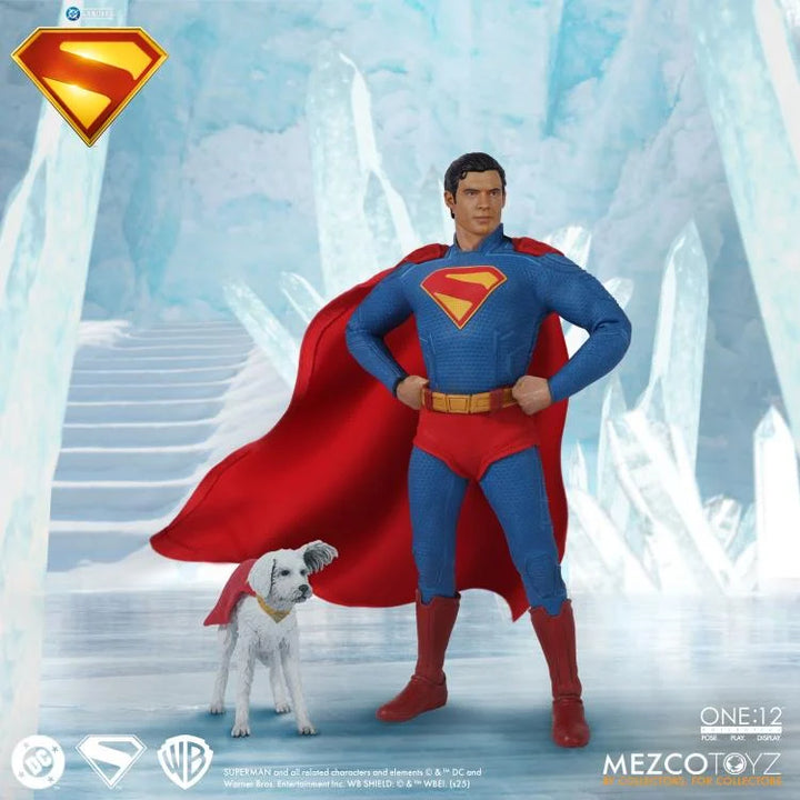 Superman (2025): Superman and Krypto DC Studios One:12 Collective Action Figure (Pre-Order May 2026)