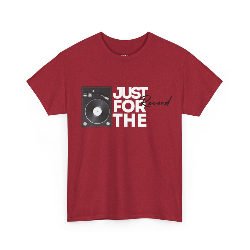 'Just for the Record' Men's Vinyl T-Shirt, product detail