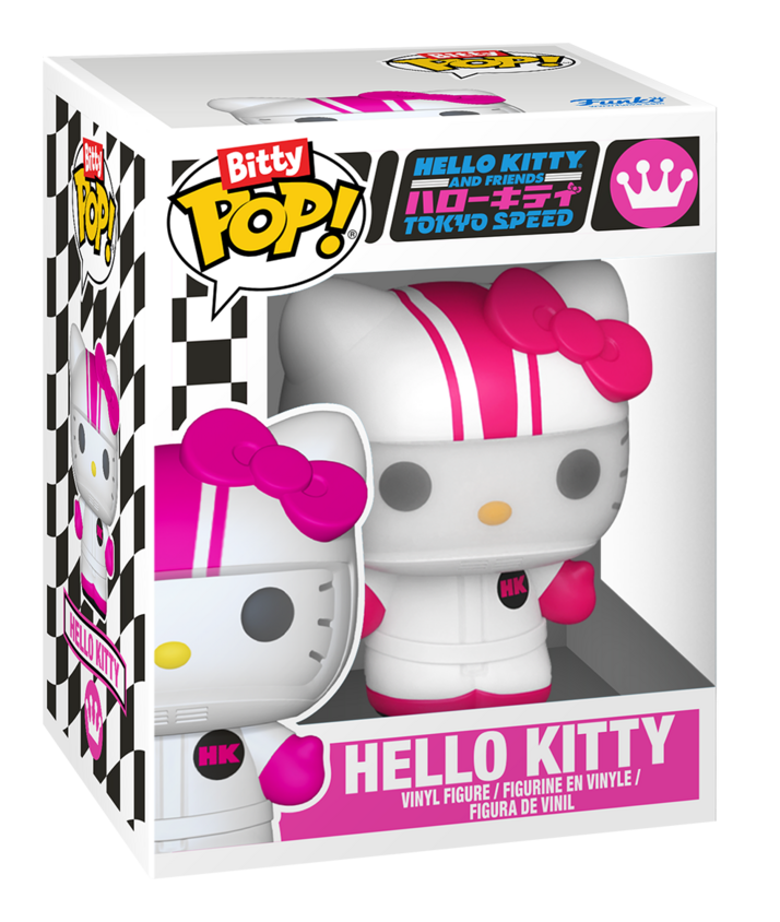 Bitty Pop! Ride - Sanrio - Racecar w/Hello Kitty - Image
