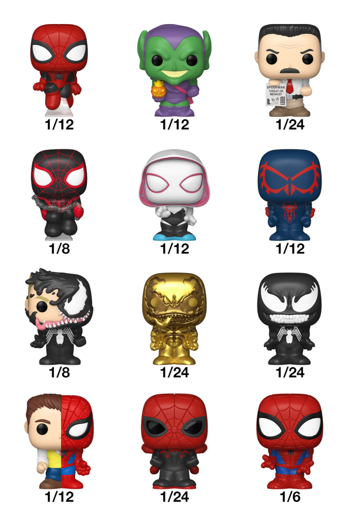 Bitty Pop! - Spiderman - 32 Pieces in PDQ, alternate view
