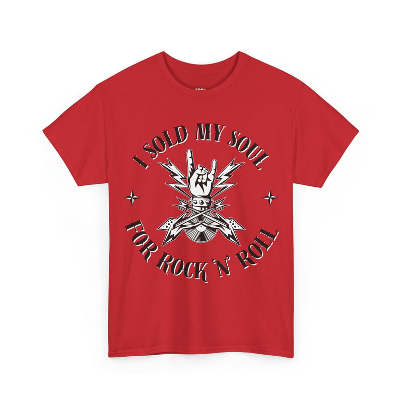'I Sold My Soul for Rock 'n' Roll' T-Shirt, rear view