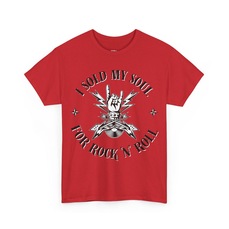 'I Sold My Soul for Rock 'n' Roll' T-Shirt, rear view