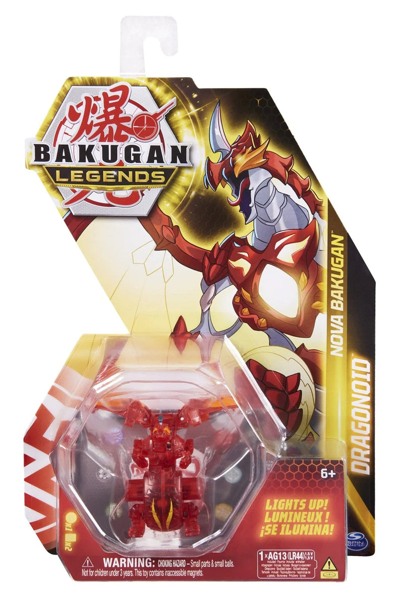 Bakugan Legends - Light-Up Collectable Action Figure with Trading Card, close-up detail