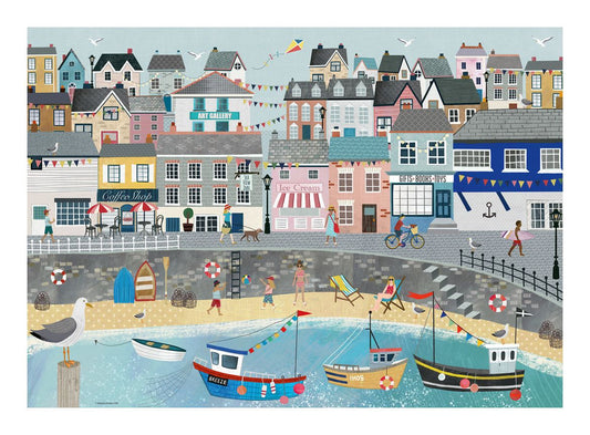 Coastal Harbour 1000 Piece Jigsaw Puzzle - Image