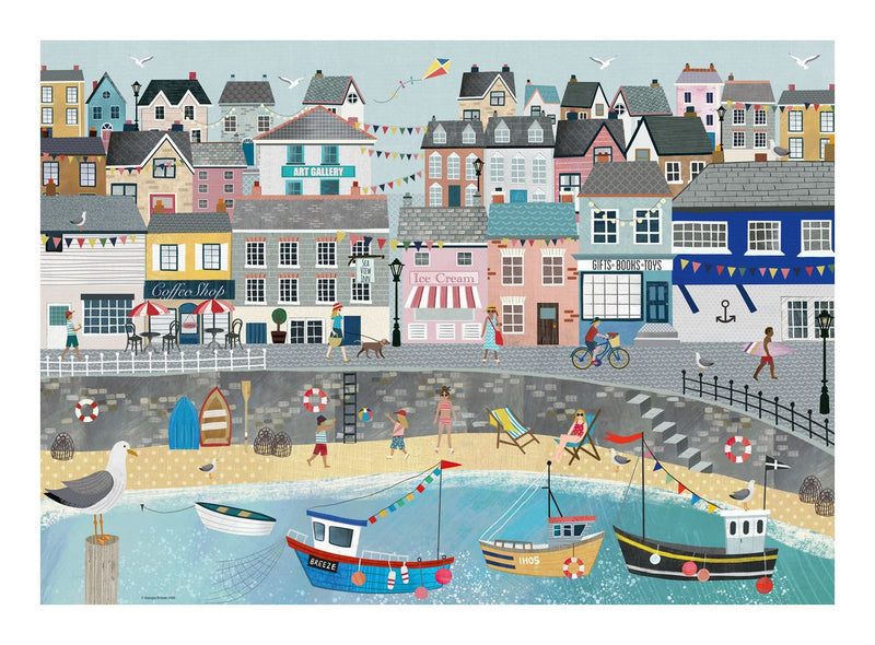 Coastal Harbour 1000 Piece Jigsaw Puzzle - Image