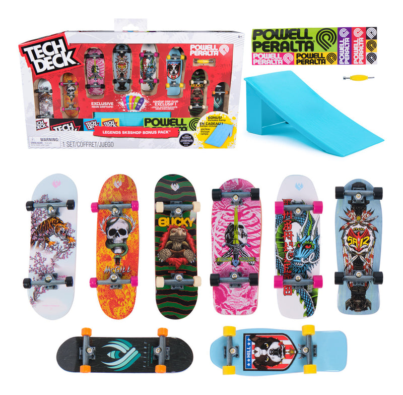 Tech Deck 8 Pack and Accessory Set
