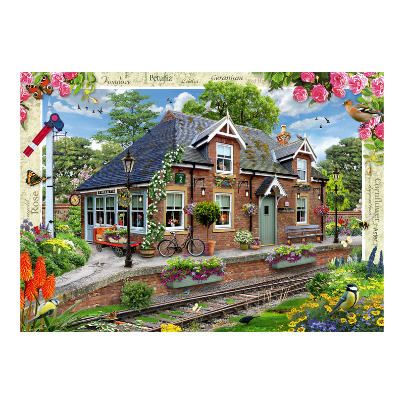 Country Cottage Collection - Railway 1000 Piece Jigsaw Puzzle