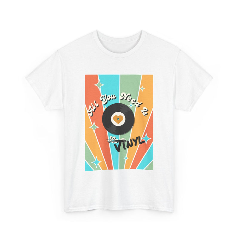 'All You Need Is Vinyl' T-Shirt collectible from Coda Records