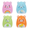 Squishalongs - 4 Fig.Pack (Care Bears Style 1)