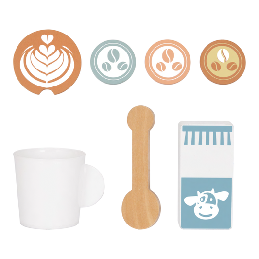 Hi Pando - Wooden Coffee Set