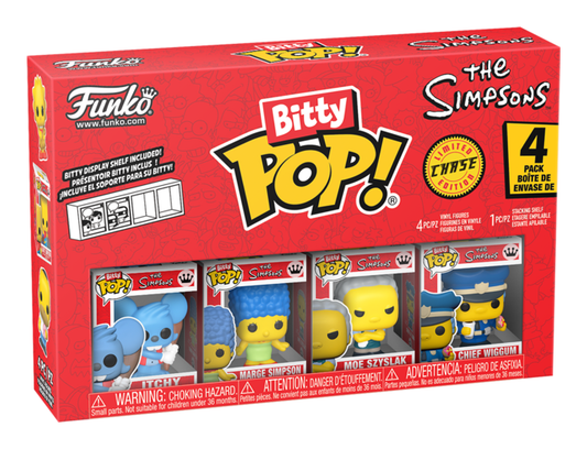 Bitty Pop! - The Simpsons - Itchy 4 Pack - Image