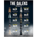 Doctor Who THE DALEKS PARLIAMENT SET - 10 Classic Dalek Figures Box Set + Magazine DWSUK002, size reference