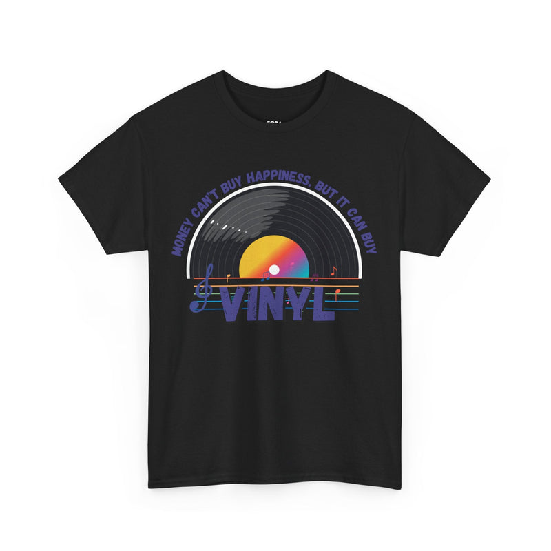 'Money Can't Buy Happiness, But It Can Buy Vinyl' Men's T-Shirt, additional view