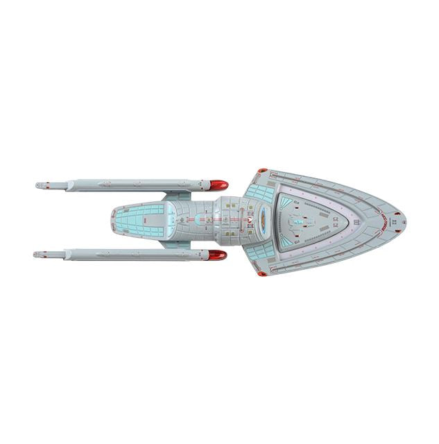U.S.S. Voyager NCC-73602 (Sternbach concept) Model Diecast Ship (Eaglemoss / Star Trek), rear view
