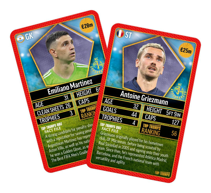 Top Trumps World Football Stars Top 200 - Pack 4 - Image