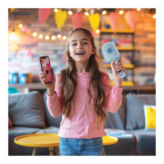 Disney Frozen Bluetooth Karaoke Speaker & 1 Wireless Microphone