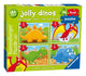 My First Puzzle Jolly Dinos (2 3 4 & 5 Piece) Jigsaw Puzzle