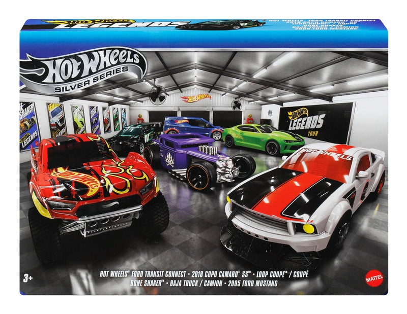 Hot Wheels Set of 6 HW Legends Vehicles - Image