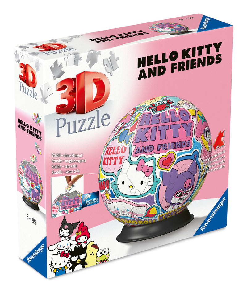 Hello Kitty 72 Piece 3D Puzzle Ball