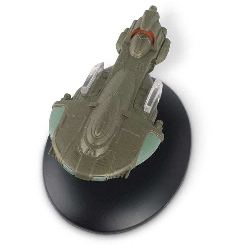 Tellarite Cruiser Ship Model Die Cast (Eaglemoss / Star Trek), rear view