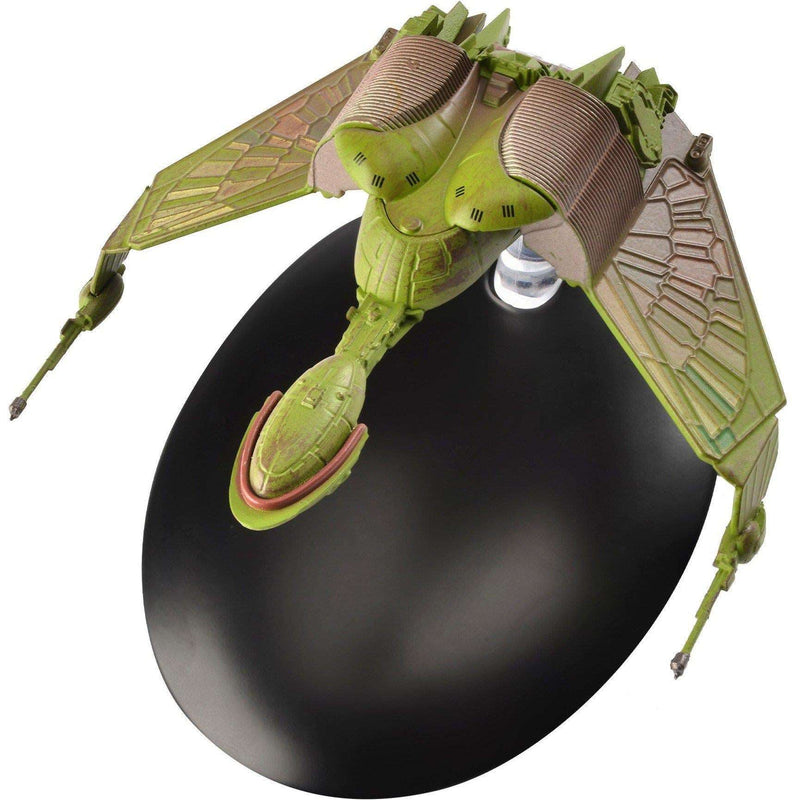 Klingon Bird-of-Prey (Attack Position) Die-Cast Model Ship (Eaglemoss / Star Trek), side angle