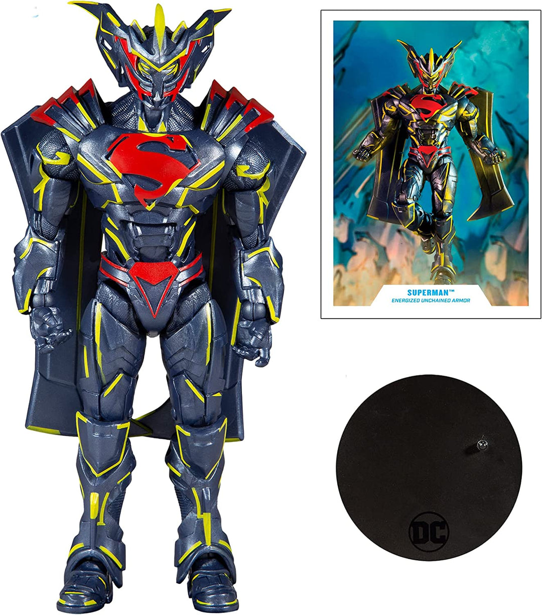 McFarlane Superman (Energized Unchained Armor) DC Multiverse 7" Gold Label Action Figure