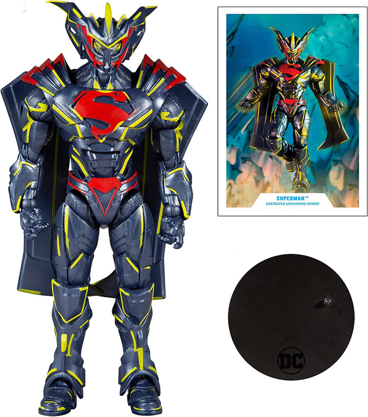 McFarlane Superman (Energized Unchained Armor) DC Multiverse 7" Gold Label Action Figure