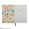 Harry Potter Hedwig Embroidered Hardcover Notebook, rear view