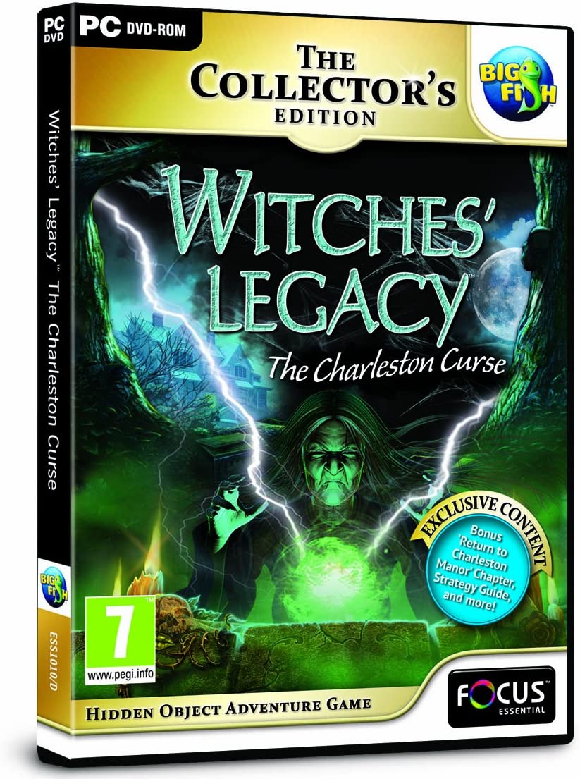 Witches' Legacy The Charleston Curse PC DVD Collector's Edition Hidden Object Game