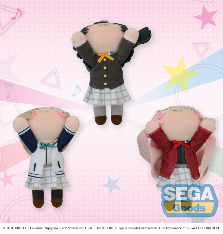 Nesoberi Shioriko Mifune Mia Taylor Zhong Lanzhu Nijigasaki High School Idol Club Winter Uniform Plush Vol. 4