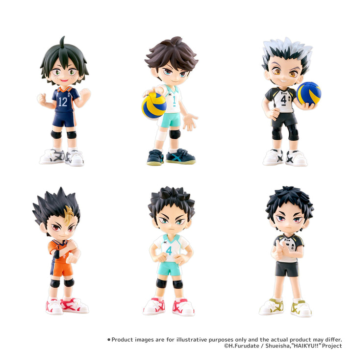 Bushiroad Haikyu!! Vol.2 3.5" PalVerse Palé PVC Figure (Set of 6) (Release Date 02/26)
