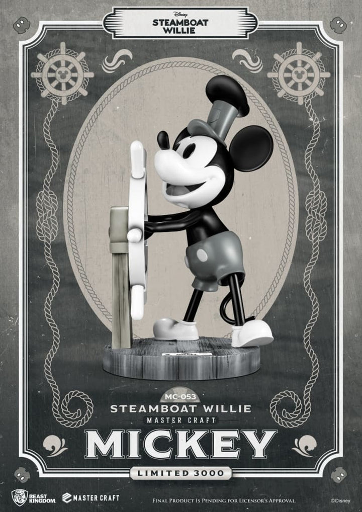 Beast Kingdom Steamboat Willie Master Craft Mickey Mouse 1/4 Scale Limited Edition Statue - Infinity Collectables  - #tag1#