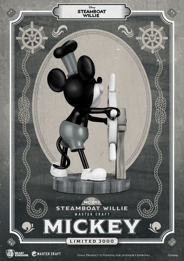 Beast Kingdom Steamboat Willie Master Craft Mickey Mouse 1/4 Scale Limited Edition Statue - Infinity Collectables  - #tag1#