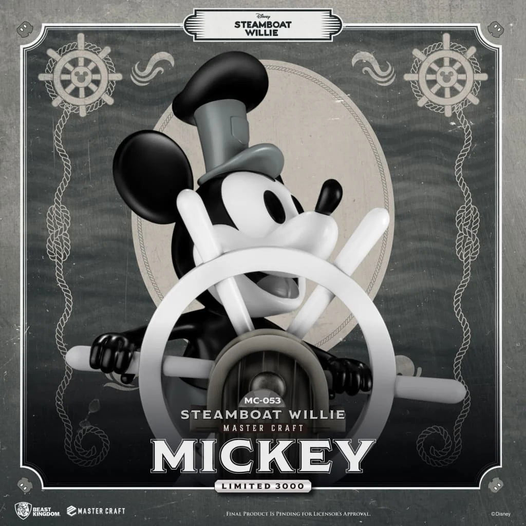 Beast Kingdom Steamboat Willie Master Craft Mickey Mouse 1/4 Scale Limited Edition Statue - Infinity Collectables  - #tag1#